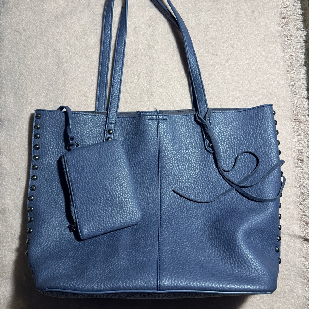 Mix No. 6 Navy Tote with Pouch